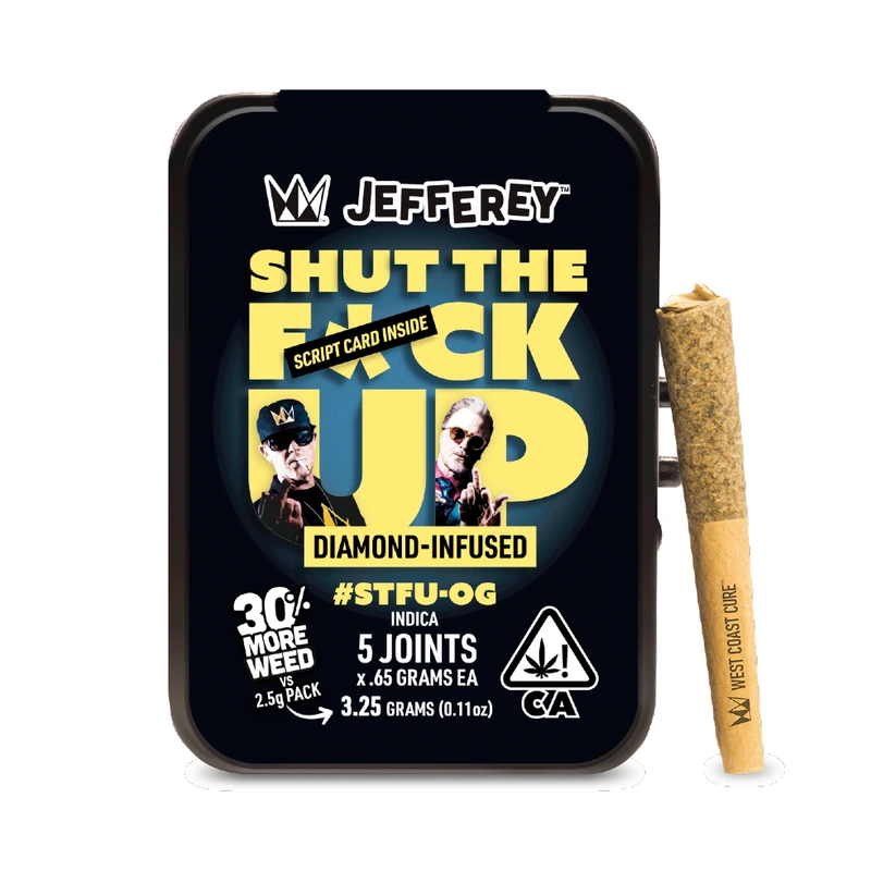 Stfu OG Jefferey Infused Pre-roll 5 Pack 3.25G