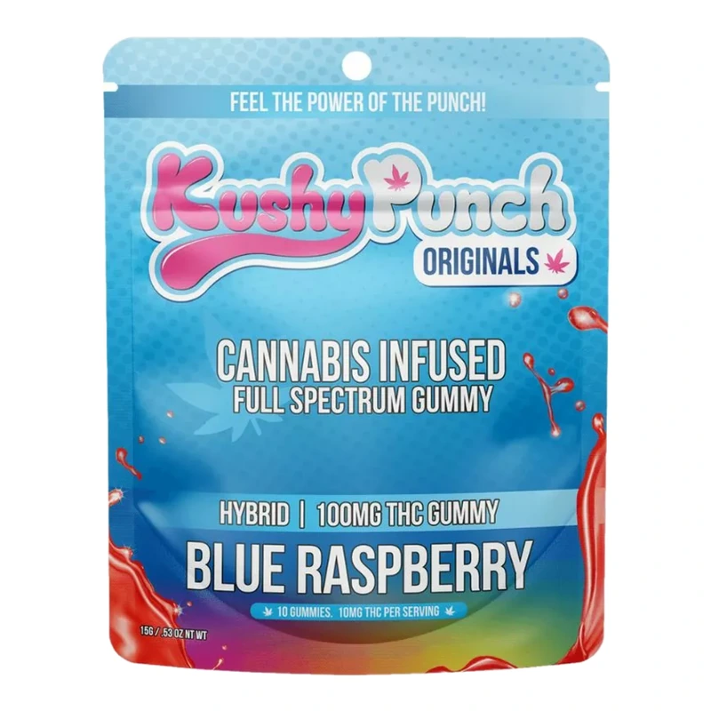Blue Raspberry Gummy 10 Pack 100MG