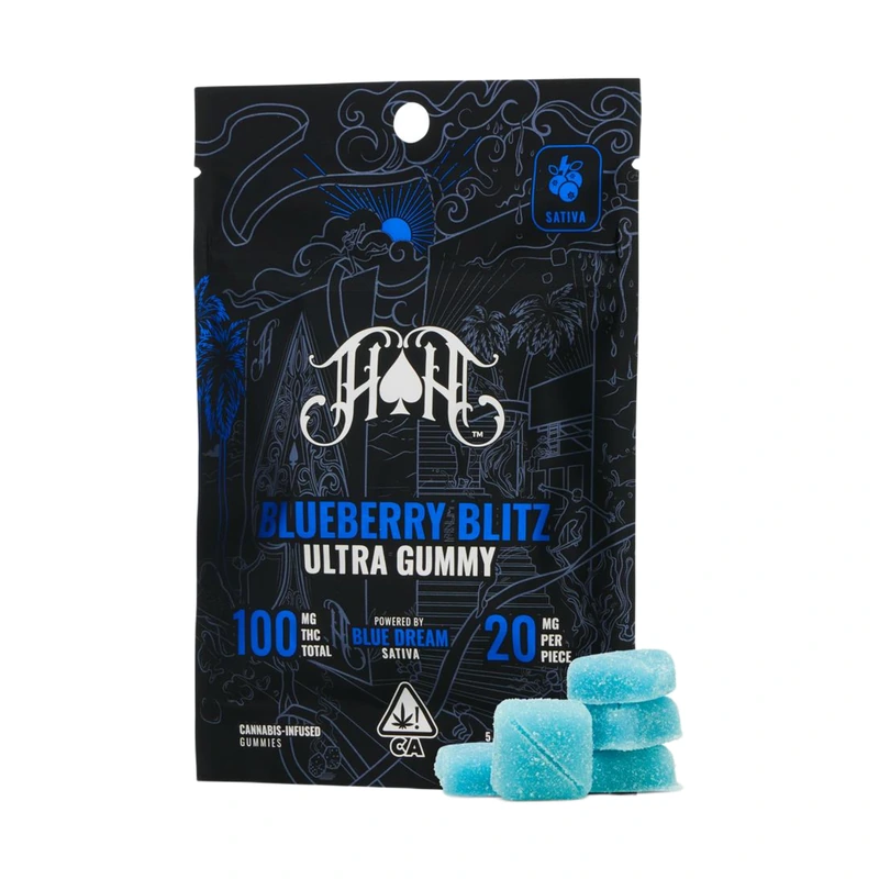 Blueberry Blitz Gummy 5 Pack 100MG