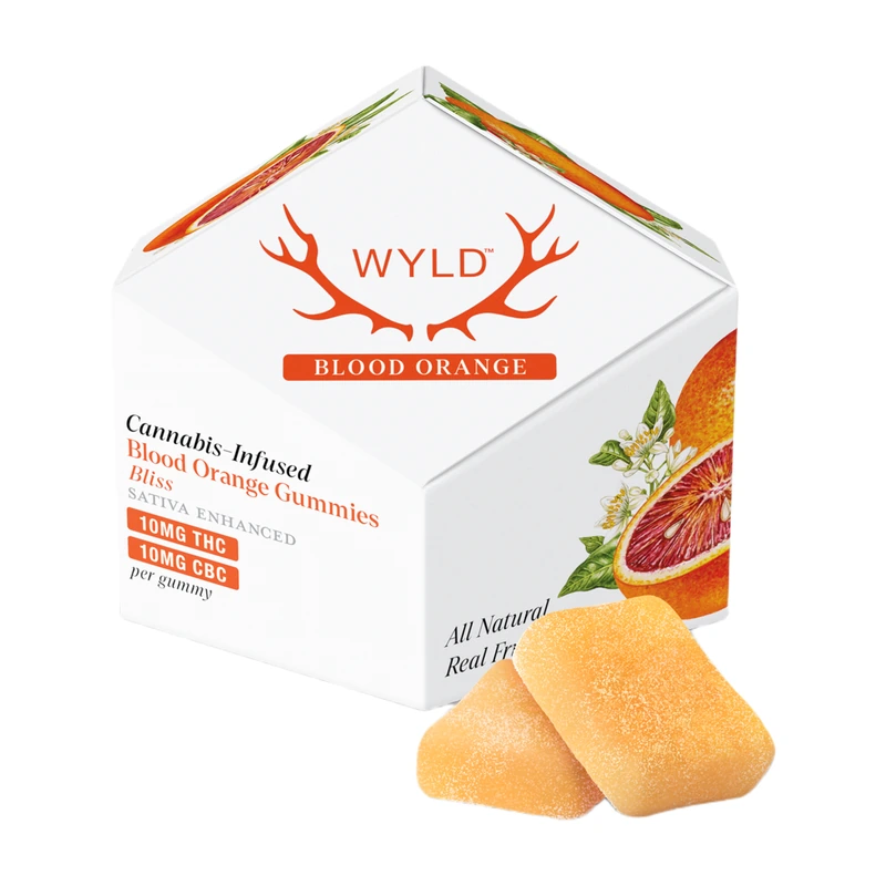 Blood Orange Gummy 1:1 THC:CBC 10 Pack 100MG