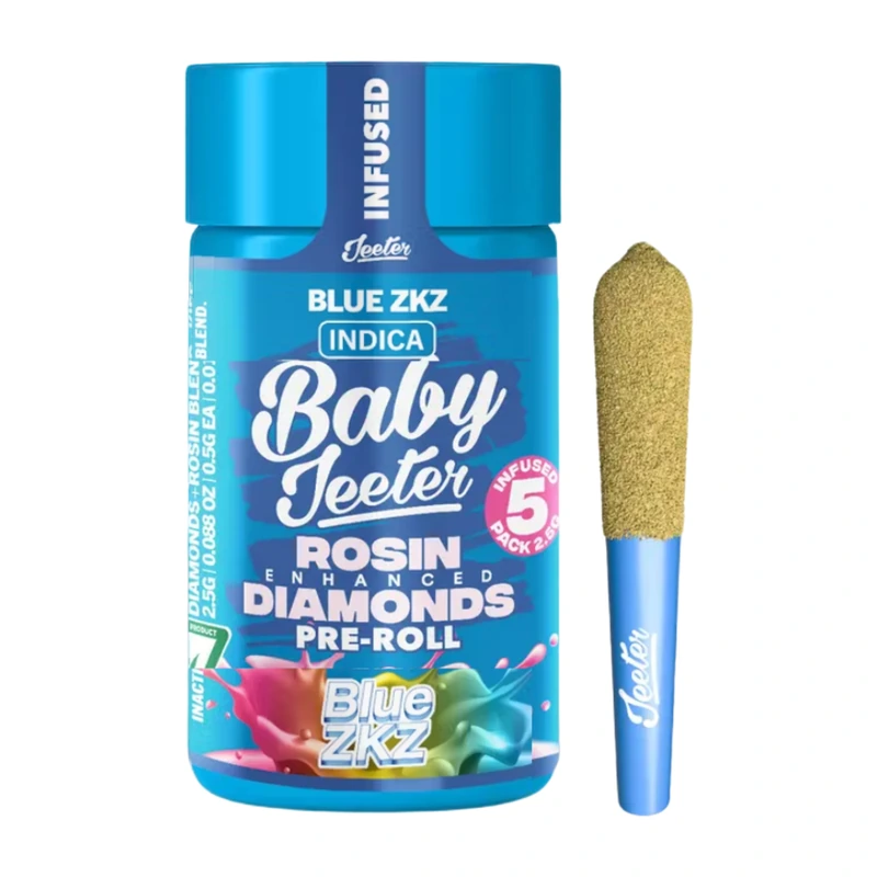 Blue ZKZ Infused Pre-roll 5 Pack 2.5G