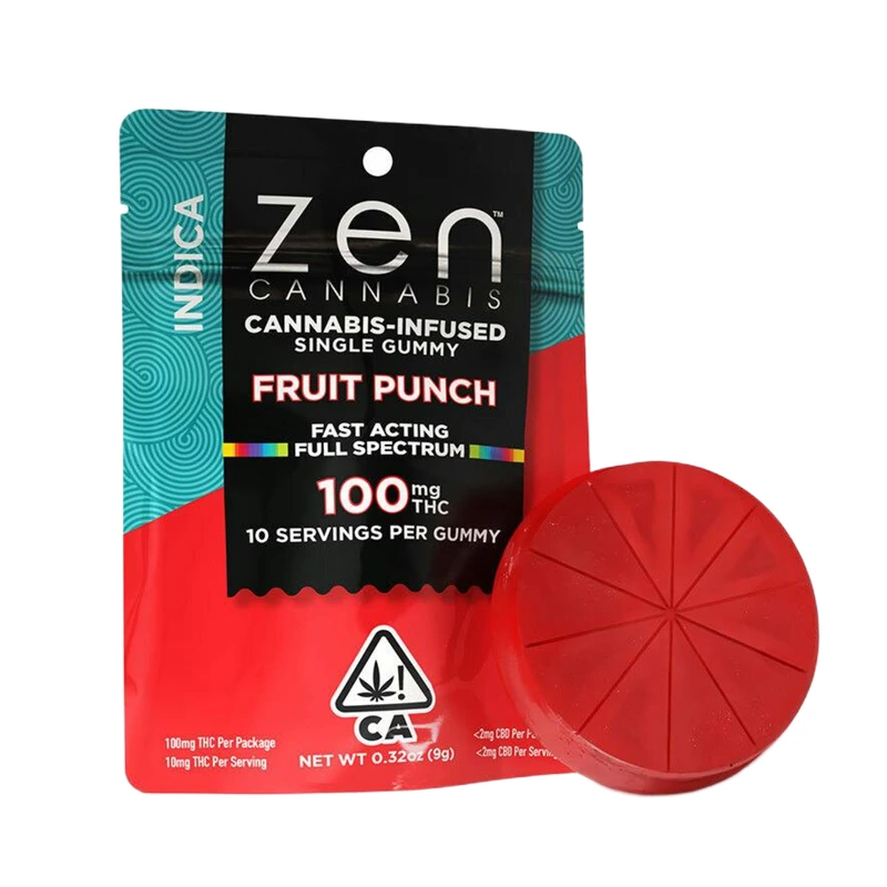 Fruit Punch Gummy Single 100MG