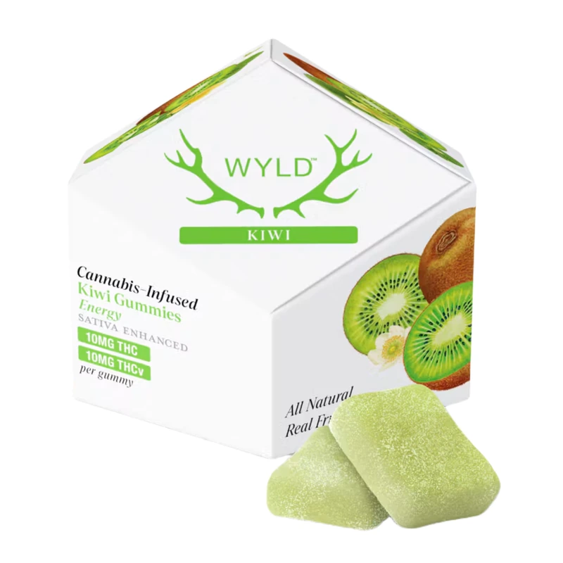 Kiwi Gummy 1:1 THC:THCV 10 Pack 100MG