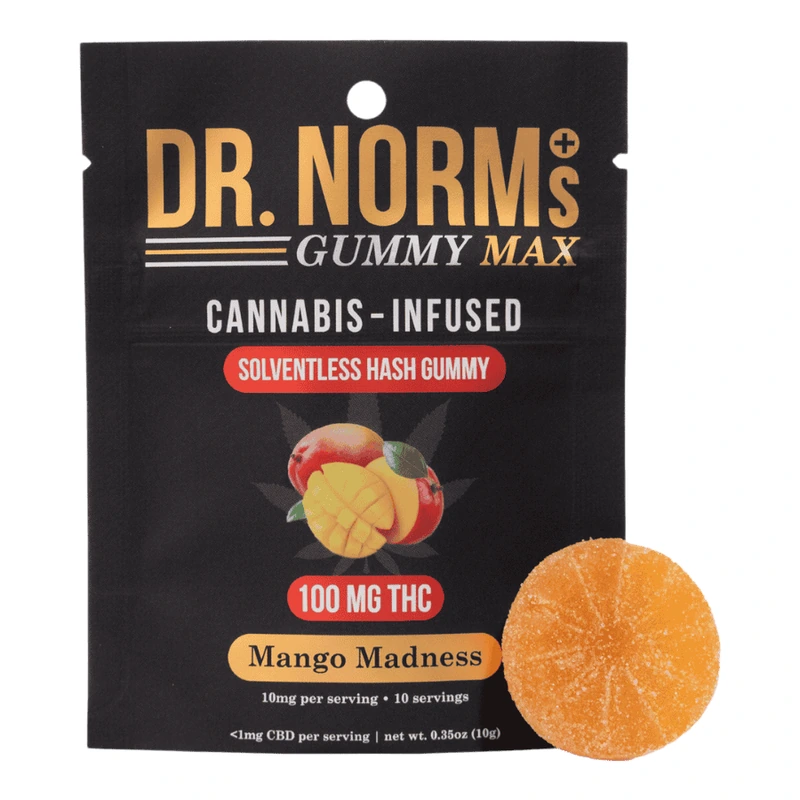 Mango Madness Hash Gummy Single 100MG