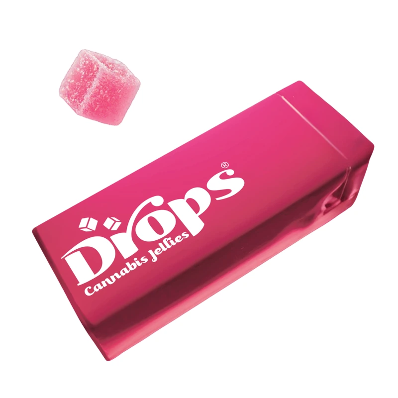 Raspberry Gummy 1:2 CBD:THC 20 Pack 100MG