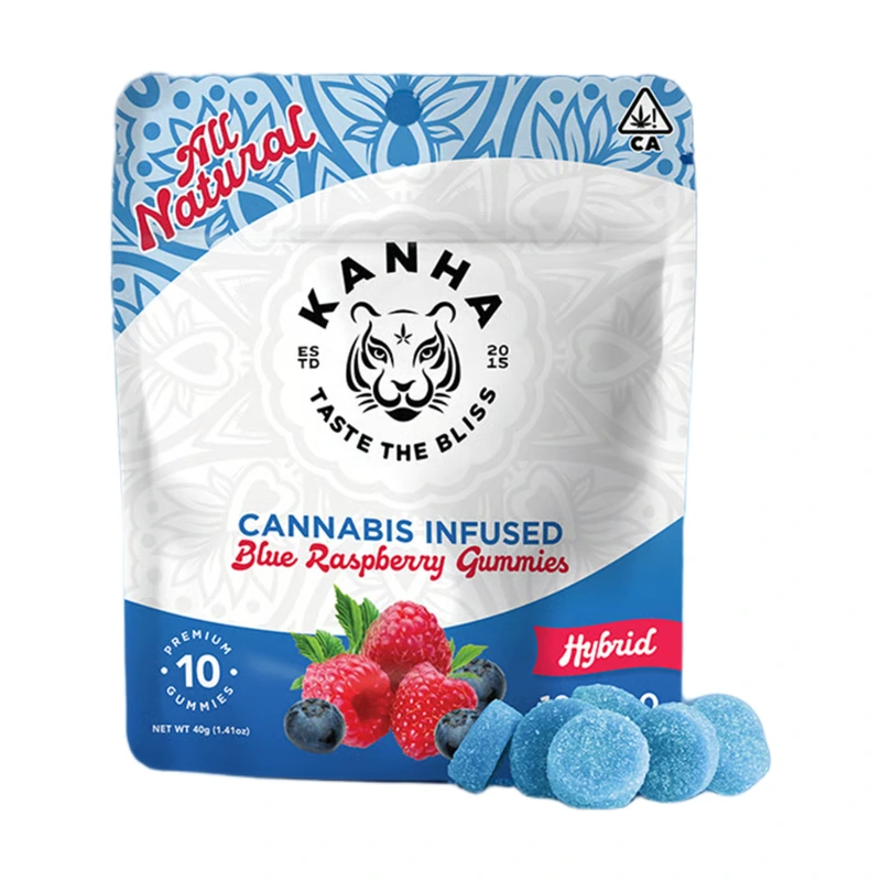 Blue Raspberry Gummy 10 Pack 100MG