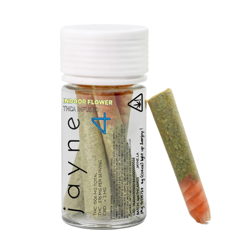 Pink Runtz Infused Pre-roll 4 Pack 4G