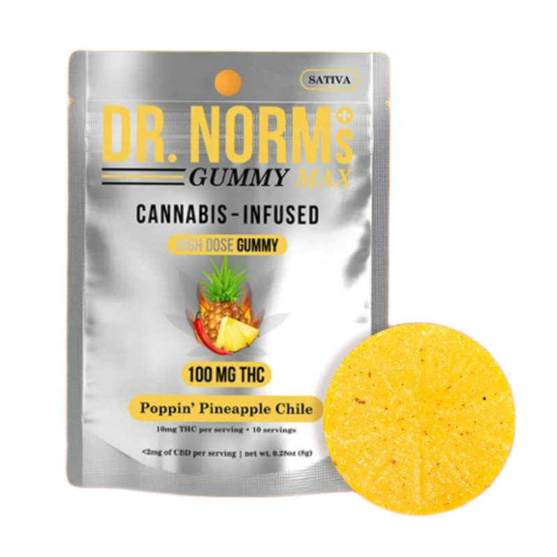 Poppin Pineapple Chile Gummy Single 100MG