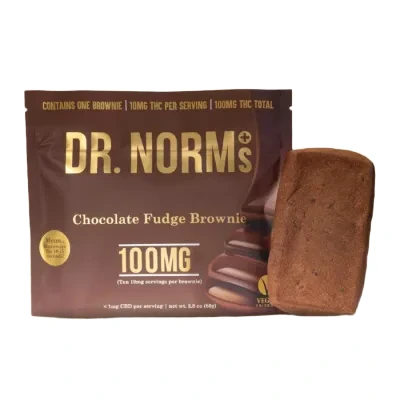 Chocolate Fudge Brownie Single 100MG