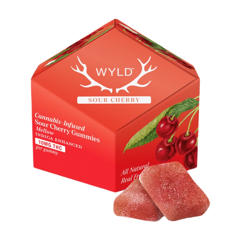 Sour Cherry Gummy 10 Pack 100MG