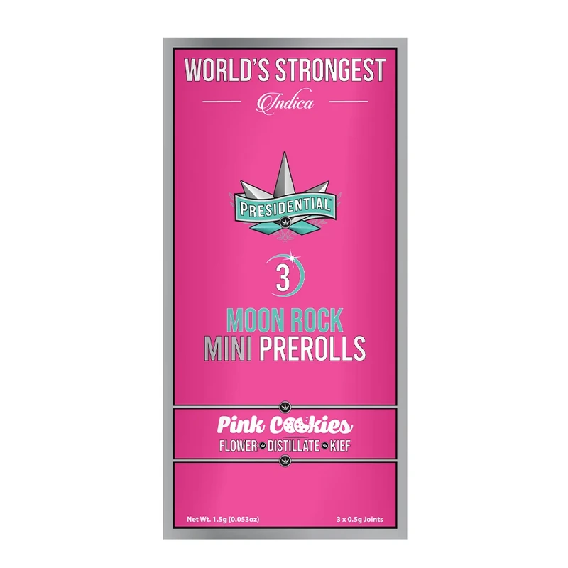 Pink Cookies Infused Pre-roll 3 Pack 1.5G