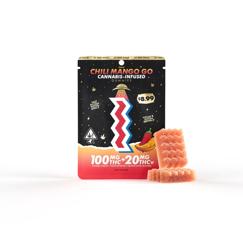 Chili Mango Go Gummy 5:1 THC:THCV Single 100MG